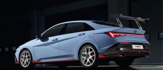 现代伊兰特N TCR亮相成都车展：一款为性能而生的运动轿车