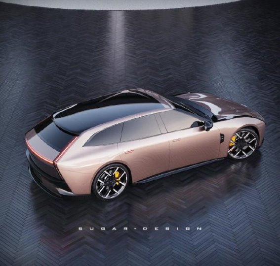 小鹏全新P7旅行车设计曝光：动感与实用兼备，纵横贯穿尾灯引领未来风尚