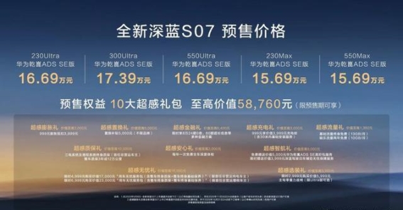 深蓝S07：重新定义15万级豪华SUV的新高度