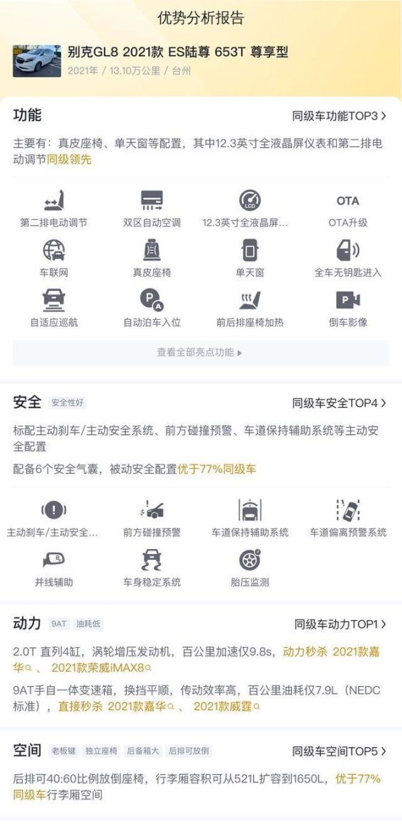 家用与商务兼备的优选——2021款别克GL8陆尊版详解