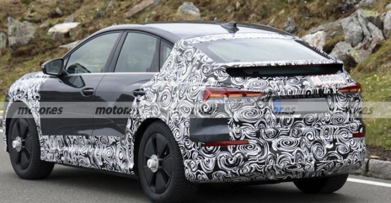 外形微调，新款奥迪Q4 Sportback e-tron谍照曝光，预计下半年发布