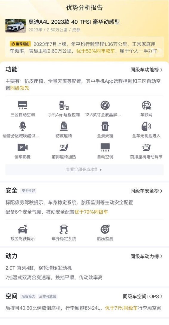 19万入手2023款奥迪A4L豪华动感型，准新车首选通勤神器