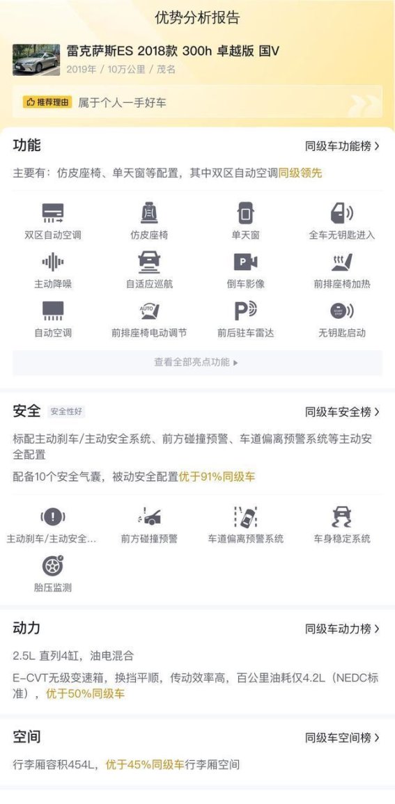 18款雷克萨斯ES混动评测：省油舒适，19万不到轻松拥有