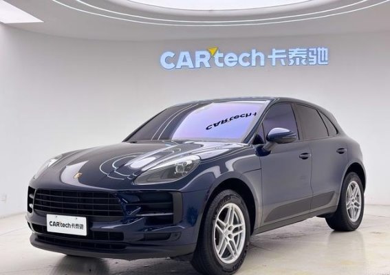 二手蓝色保时捷Macan 2.0T：7万公里的豪华SUV，家用与运动的完美平衡