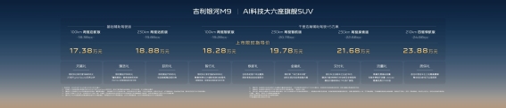 吉利银河M9：两驱舒适与四驱性能兼备的家庭SUV新标杆