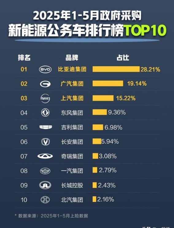比亚迪与方程豹双豹强势入围：引领国产新能源公务车新格局