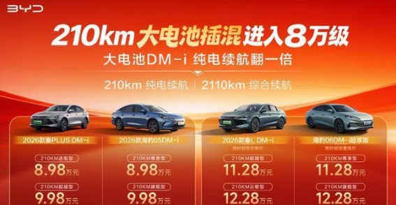 比亚迪再度突破，插混技术再升级，掀起新能源车新潮流