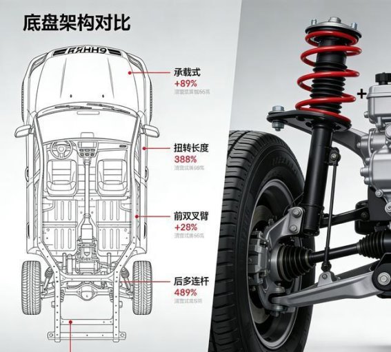 哈弗H9底盘解析：配置差异如何影响越野性能与驾驶体验