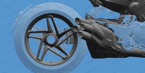 杜卡迪Diavel V4更新版设计曝光，电子悬挂引领摩托车新潮流